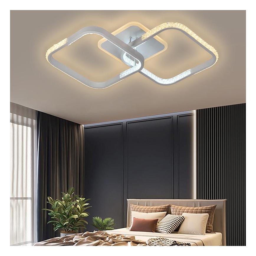 Lámpara de techo LED regulable LED/55W/230V 3000-6500K + mando a distancia