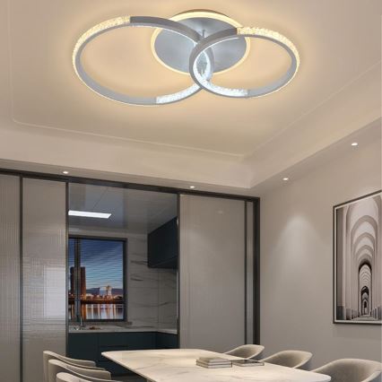 Lámpara de techo LED regulable LED/55W/230V 3000-6500K + mando a distancia