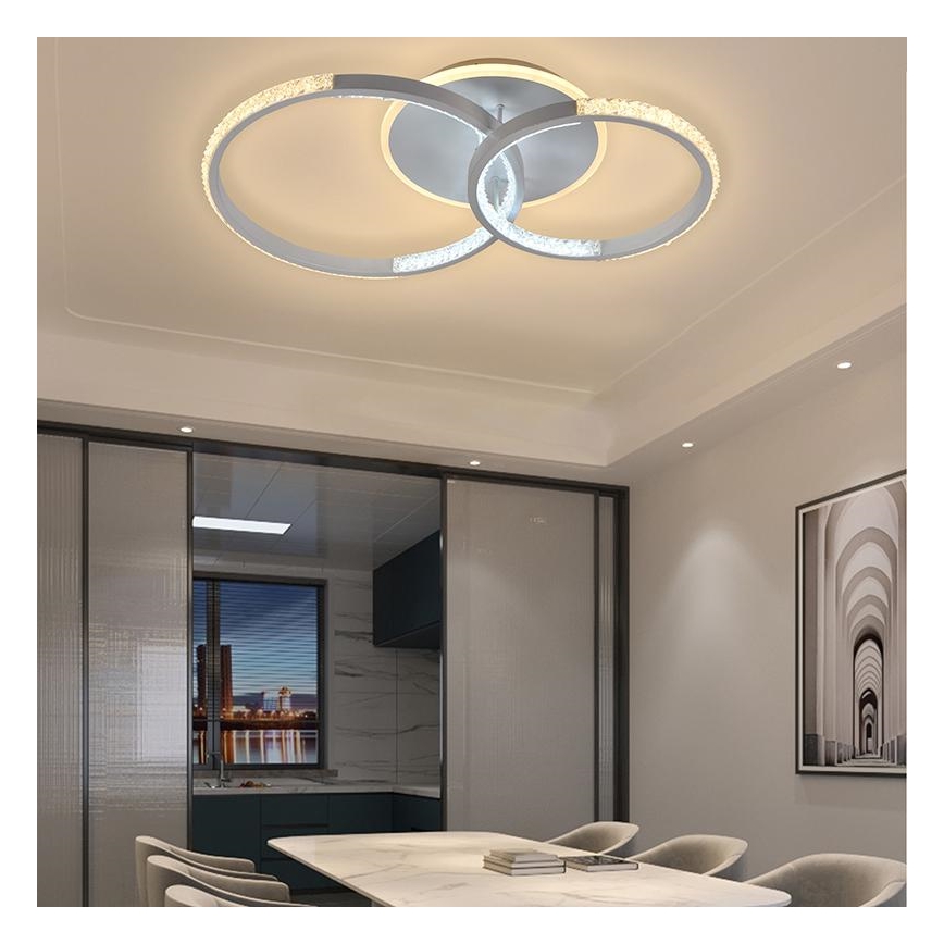 Lámpara de techo LED regulable LED/55W/230V 3000-6500K + mando a distancia