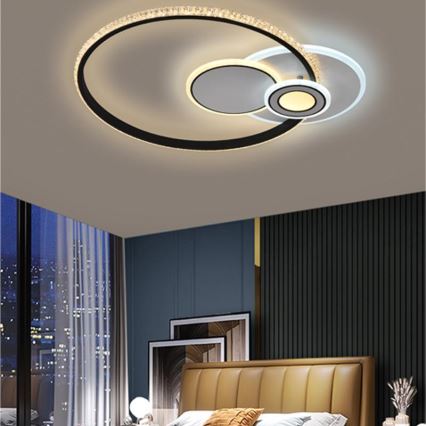 Lámpara de techo LED regulable LED/80W/230V 3000-6500K + mando a distancia