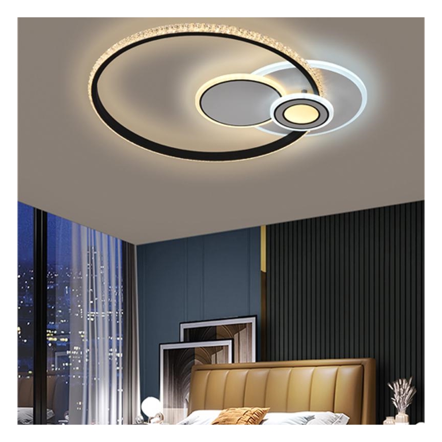 Lámpara de techo LED regulable LED/80W/230V 3000-6500K + mando a distancia