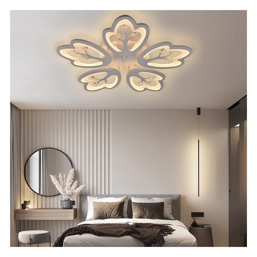 Lámpara de techo LED regulable LED/80W/230V 3000-6500K + mando a distancia