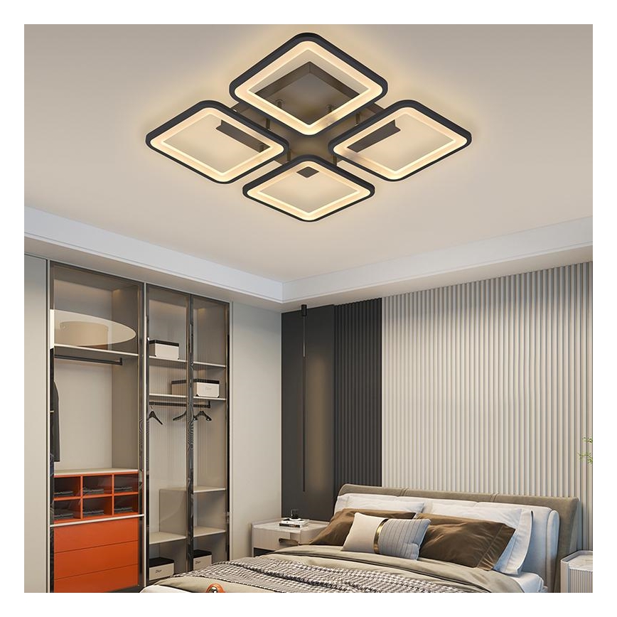 Lámpara de techo LED regulable LED/85W/230V 3000-6500K + mando a distancia