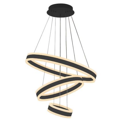 Lámpara colgante LED regulable con cable LED/165W/230V 3000-6500K Ø 60 cm + mando a distancia