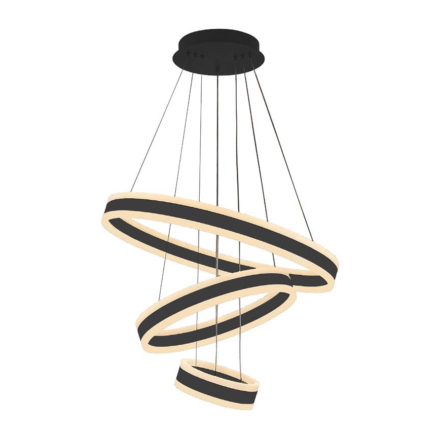 Lámpara colgante LED regulable con cable LED/165W/230V 3000-6500K Ø 60 cm + mando a distancia