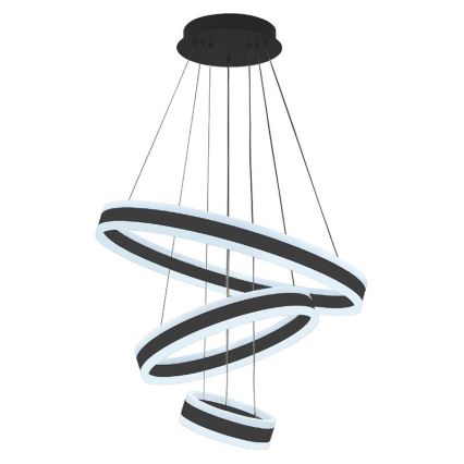 Lámpara colgante LED regulable con cable LED/165W/230V 3000-6500K Ø 60 cm + mando a distancia