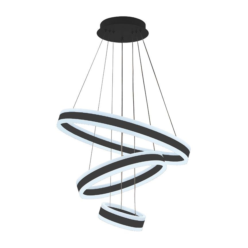 Lámpara colgante LED regulable con cable LED/165W/230V 3000-6500K Ø 60 cm + mando a distancia