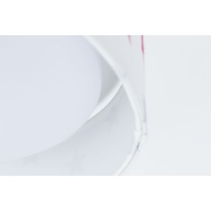 Plafón LED regulable para niños SMART GALAXY KIDS LED/24W/230V 3000-6500K estrellas blanco/rosa/gris + mando a distancia