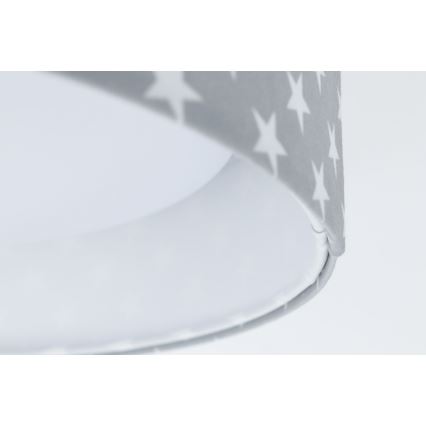Plafón infantil LED regulable SMART GALAXY KIDS LED/24W/230V 3000-6500K estrellas gris/blanco + mando a distancia