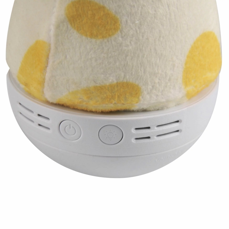 Lámpara LED RGB de noche para niños con melodía 3xAAA/5V jirafa