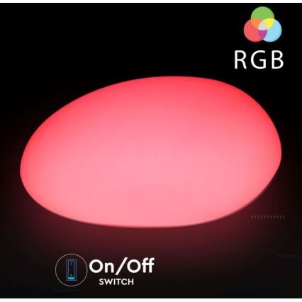 Lámpara LED RGB regulable para exterior LED/1W/5V 28cm IP67 1000 mAh + mando a distancia