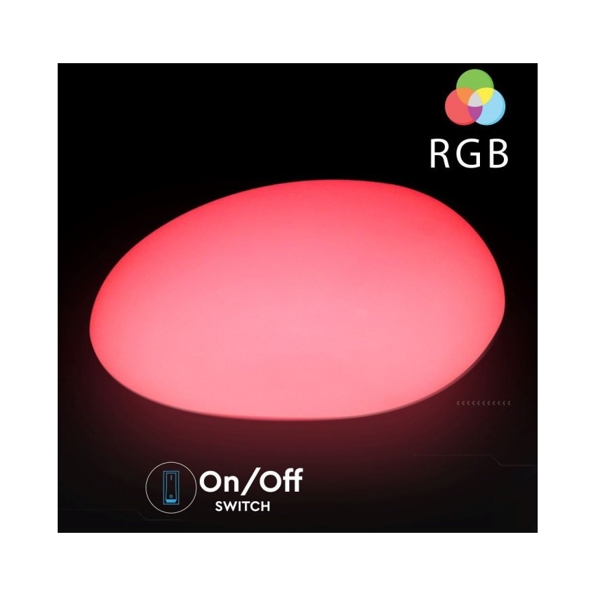 Lámpara LED RGB regulable para exterior LED/1W/5V 28cm IP67 1000 mAh + mando a distancia
