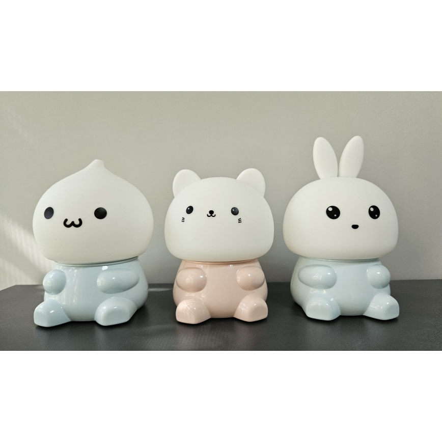 Lámpara táctil LED RGBW para niños LED/1W/5V USB 1200 mAh fantasma