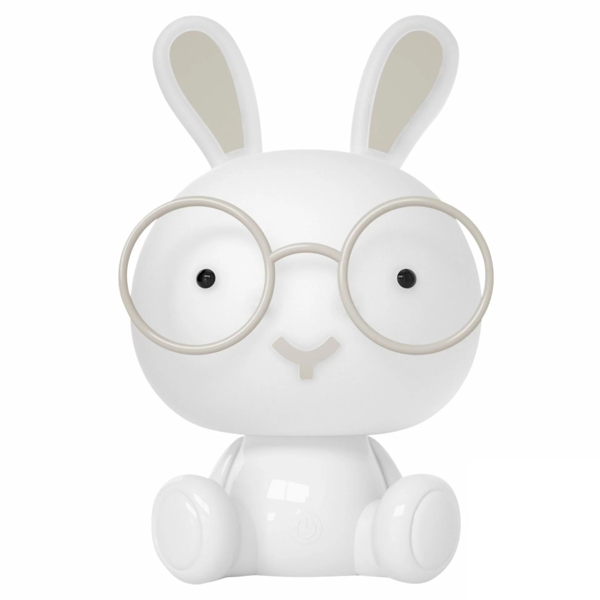 Lámpara LED RGBW regulable de noche para niños LED/2,5W/230V conejo blanco