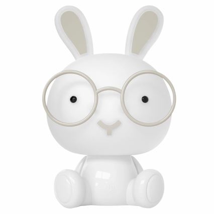 Lámpara LED RGBW regulable de noche para niños LED/2,5W/230V conejo blanco
