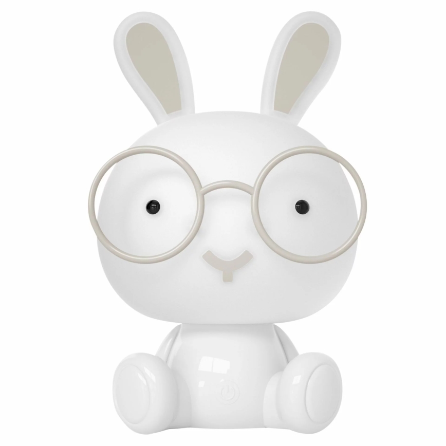 Lámpara LED RGBW regulable de noche para niños LED/2,5W/230V conejo blanco