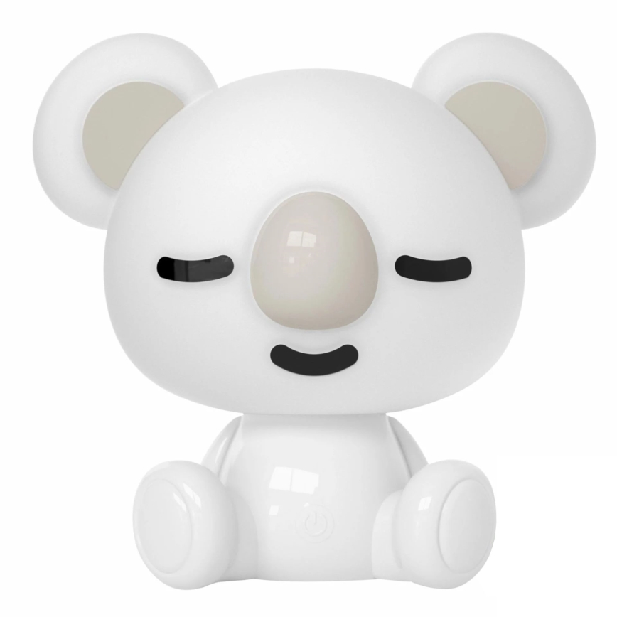 Lámpara LED RGBW regulable de noche para niños LED/2,5W/230V koala blanco