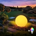 Lámpara LED RGBW regulable para exterior GLOBO 1xE27/9W/230V 2700–6500K Ø 40 cm IP44 Wi‑Fi