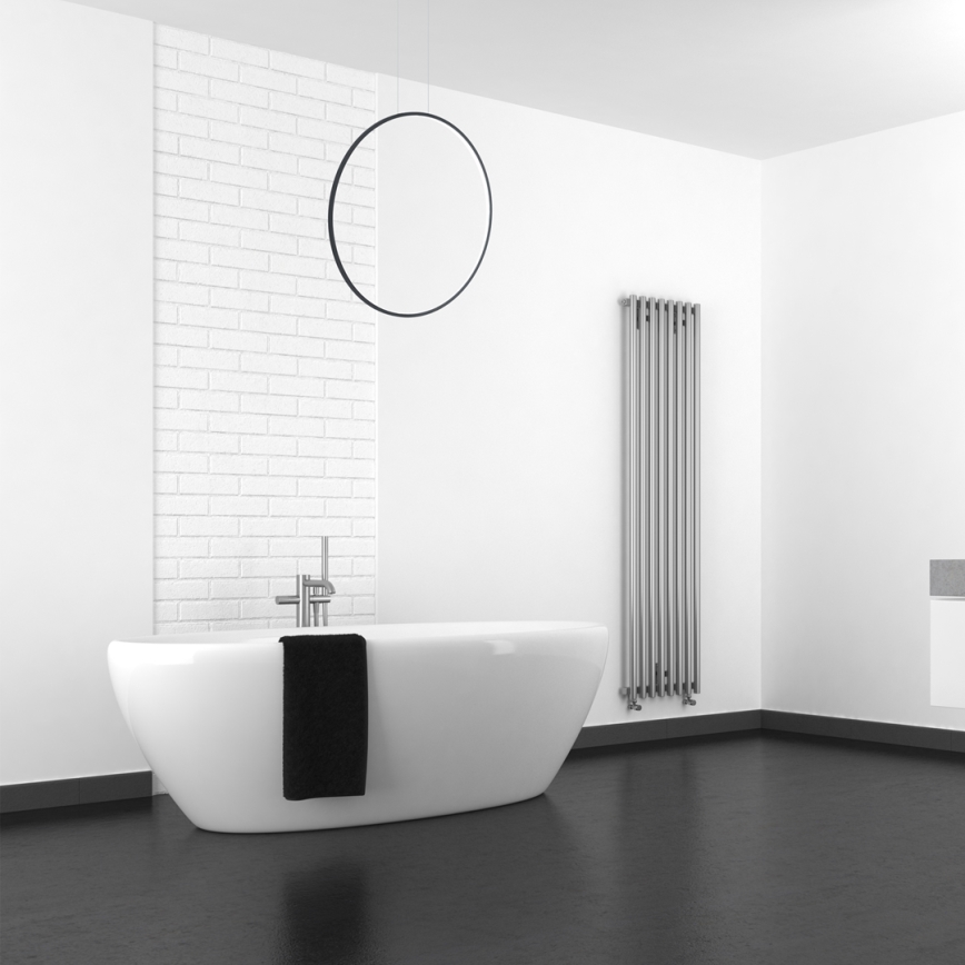 Lámpara LED colgante SATURNO LED/46W/230V Ø 80 cm IP44 antracita