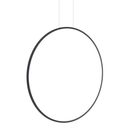 Lámpara LED colgante SATURNO LED/46W/230V Ø 80 cm IP44 antracita