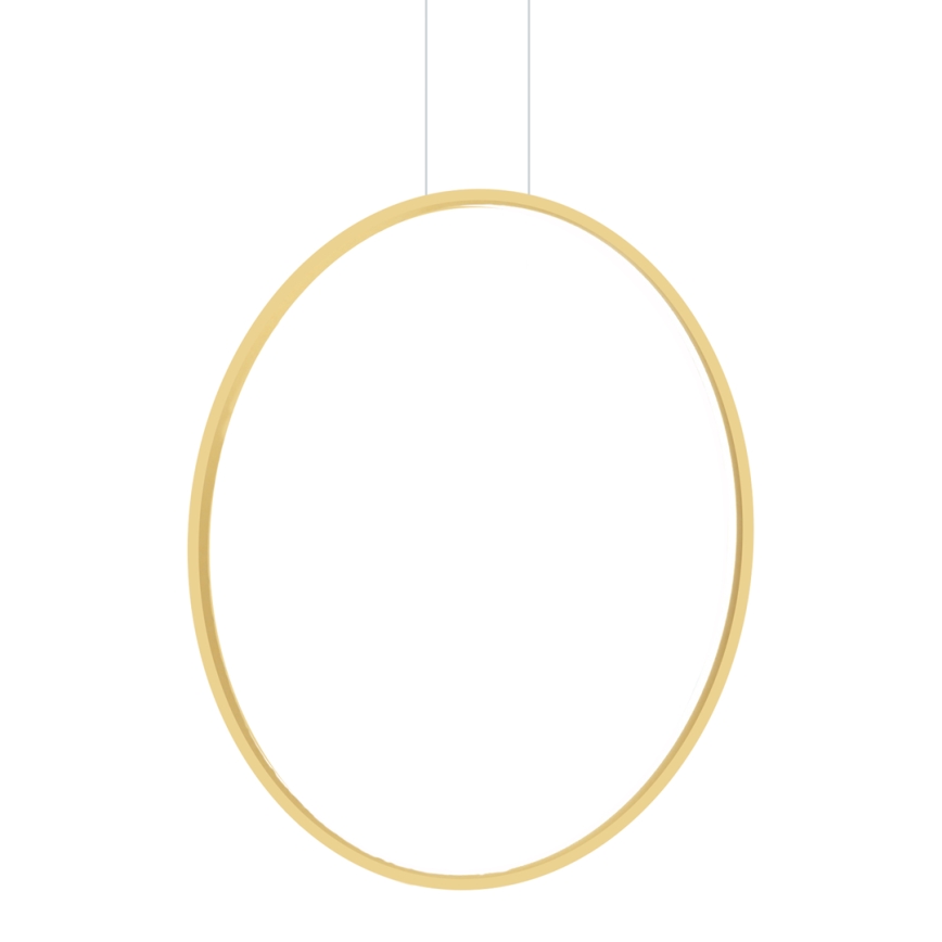 Lámpara LED colgante SATURNO LED/46W/230V Ø 80 cm IP44 dorado