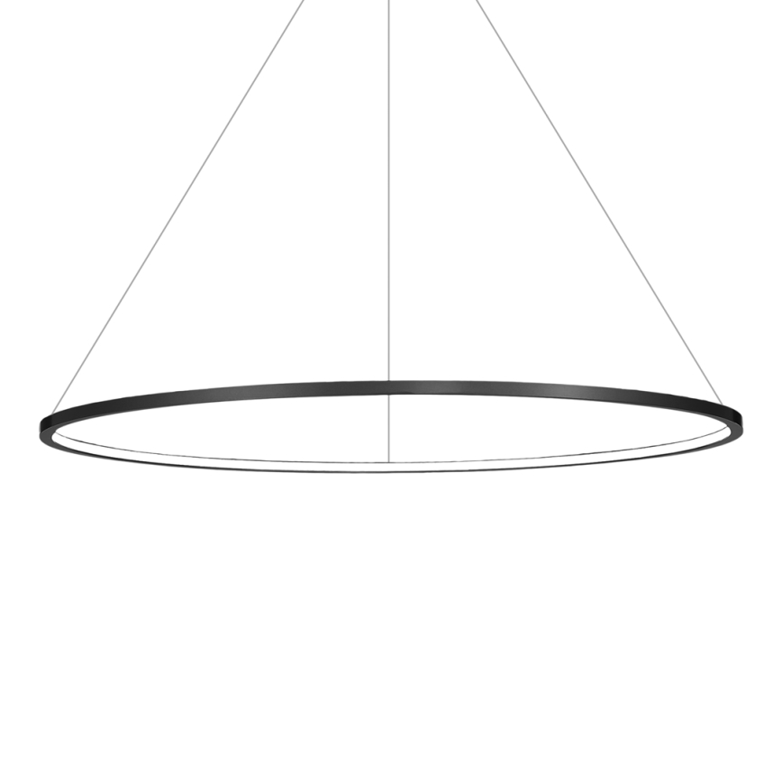 Lámpara LED colgante SATURNO LED/57W/230V Ø 100 cm IP44 antracita