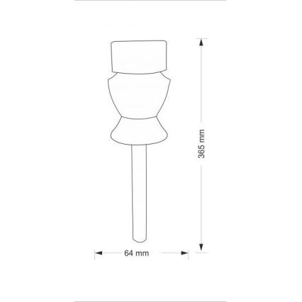 Lámpara LED solar CRYSTAL 2xLED-RGB/0,02W/1xAAA cromo mate IP44