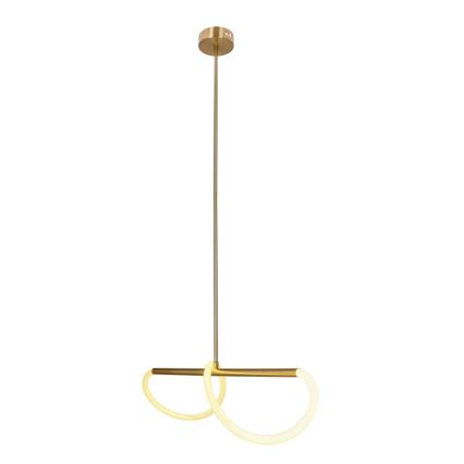 Lámpara LED suspendida SUPREME LED/22W/230V 100 cm dorada