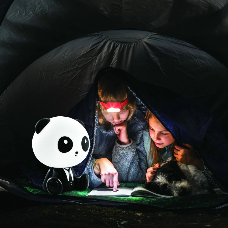 Lámpara LED táctil infantil regulable PANDA LED/2,5W/3,7V 1200 mAh