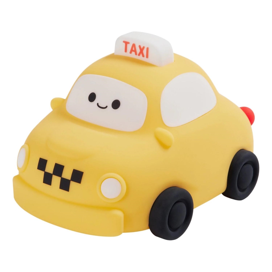 Lámpara LED táctil infantil regulable TAXI LED/1W/5V USB 1200 mAh taxi amarillo