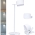 Lámpara LED táctil regulable recargable 3 en 1 LED/4W/2000 mAh 3000/4000/6500K blanca