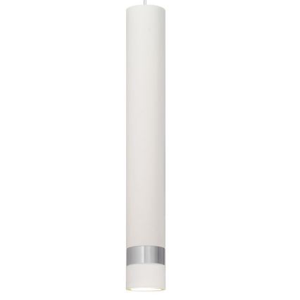 Lámpara LED colgante con cable TUBA 3xGU10/4,8W/230V blanco/cromo brillante