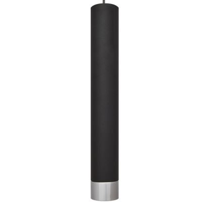 Lámpara LED colgante TUBA 3xGU10/4,8W/230V negro/cromo brillante