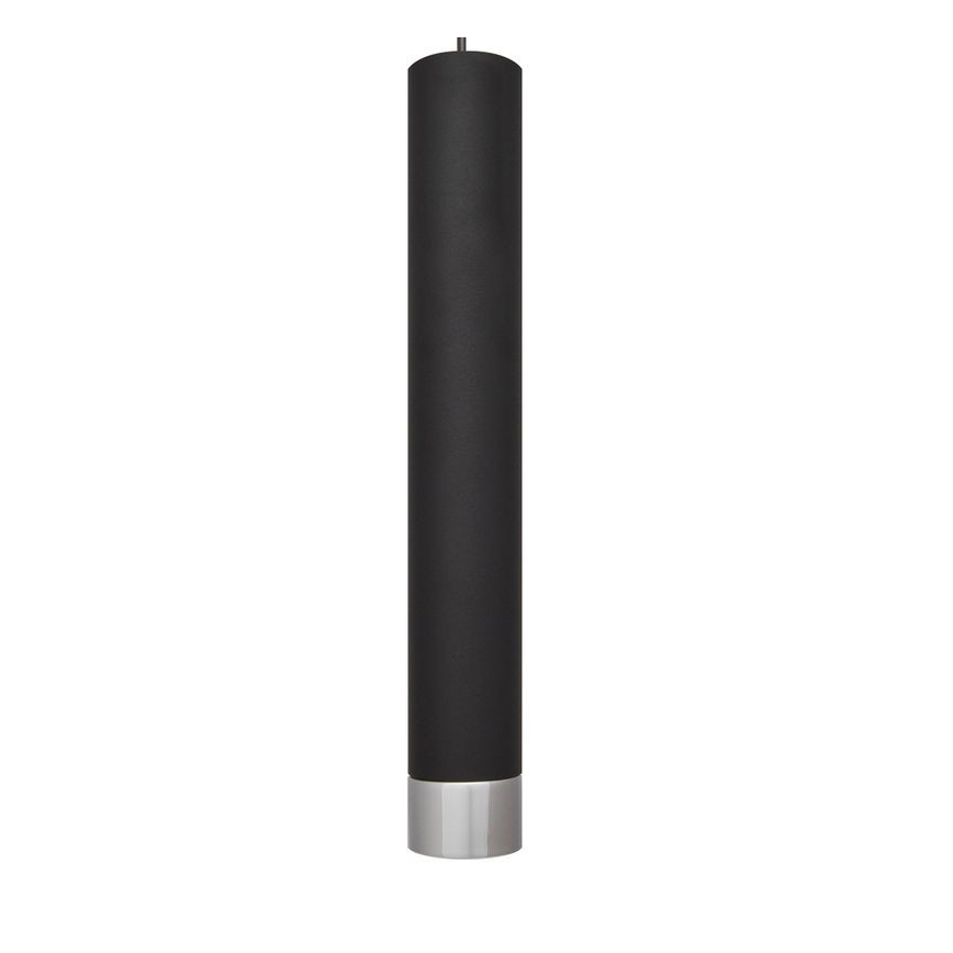 Lámpara LED colgante TUBA 3xGU10/4,8W/230V negro/cromo brillante