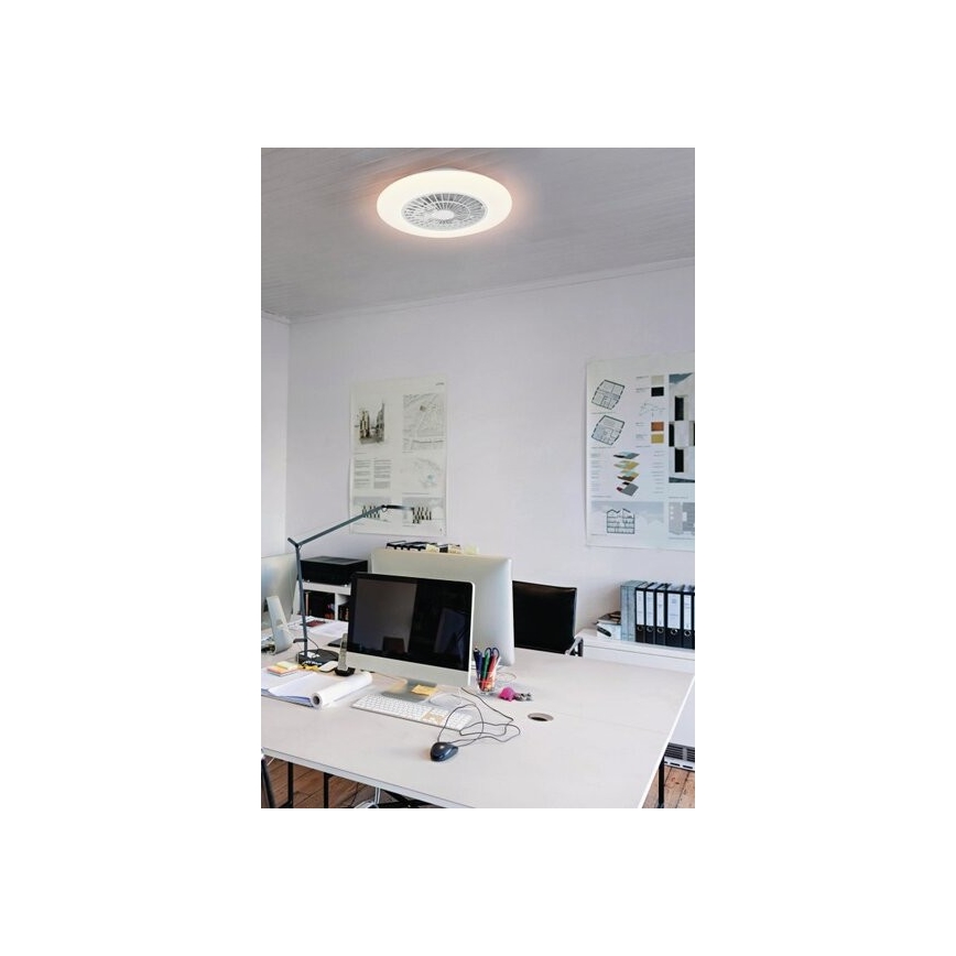 Plafón LED UVC regulable con ventilador SMART+ LED/68W/230V 2700-6500K Wi-Fi + mando a distancia