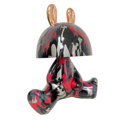 Lámpara pequeña LED táctil infantil regulable FANCY LED/2,5W/3,7V 1200 mAh negro/rojo