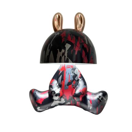 Lámpara pequeña LED táctil infantil regulable FANCY LED/2,5W/3,7V 1200 mAh negro/rojo