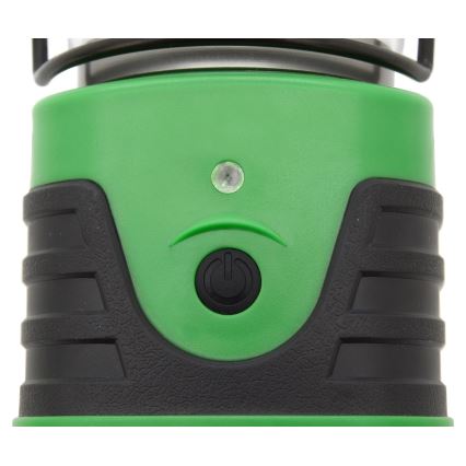 Lámpara portátil LED LED/3xLR20 IP44 negro/verde