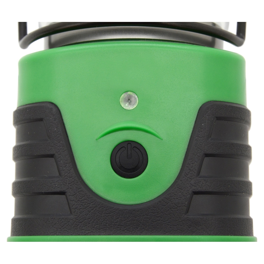Lámpara portátil LED LED/3xLR20 IP44 negro/verde