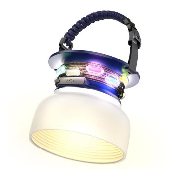 Lámpara portátil solar recargable LED RGB con cadena de luces LED/10W/5V 3600 mAh IP65 3600 mAh