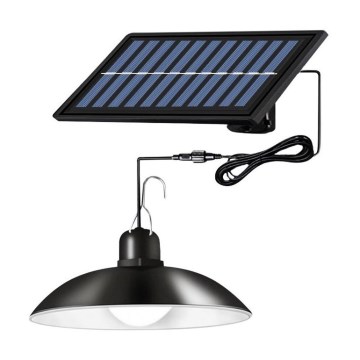 Lámpara solar colgante LED regulable con cable y sensor LED/1,8W/3,7V IP44 6500K 1600 mAh + control remoto