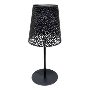 Lámpara solar de mesa LED LUVETRA LED/1xAA 4000K IP44 200 mAh negra