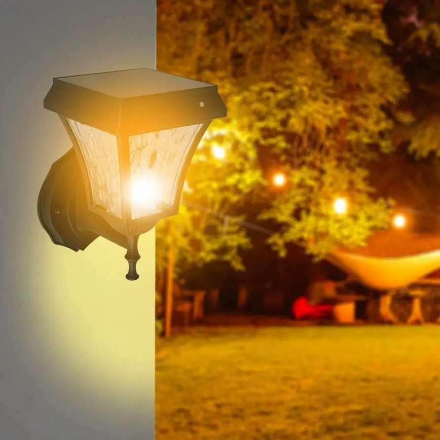 Lámpara solar de pared LED 3en1 LED/2W/5,5V 3000K/6000K IP65 2200 mAh