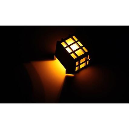 Lámpara solar de pared LED con sensor crepuscular LED/1,2V 600 mAh IP44