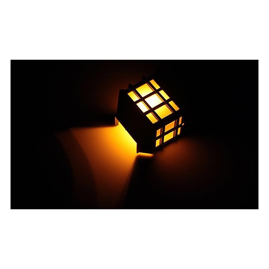 Lámpara solar de pared LED con sensor crepuscular LED/1,2V 600 mAh IP44