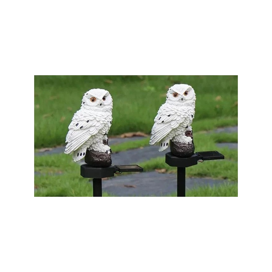 Lámpara solar decorativa LED con sensor 6xLED/1,2V 3000K 40 cm 600 mAh IP44