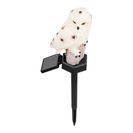 Lámpara solar decorativa LED con sensor 6xLED/1,2V 3000K 40 cm 600 mAh IP44 con forma de búho