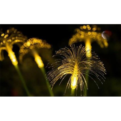 Lámpara solar decorativa LED con sensor 6xLED/1,2V 3000K 77 cm 600 mAh IP44