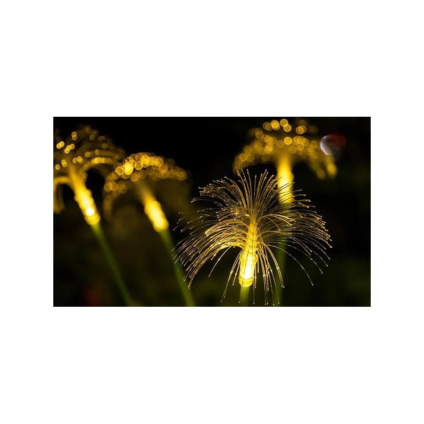 Lámpara solar decorativa LED con sensor 6xLED/1,2V 3000K 77 cm 600 mAh IP44