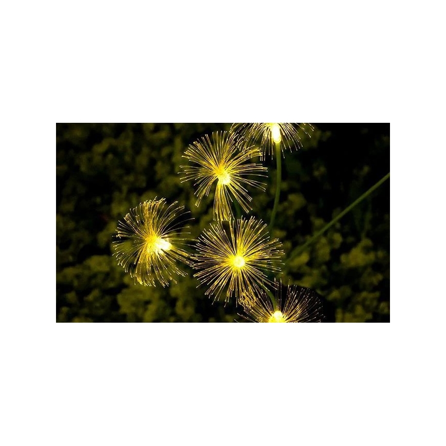 Lámpara solar decorativa LED con sensor 6xLED/1,2V 3000K 77 cm 600 mAh IP44